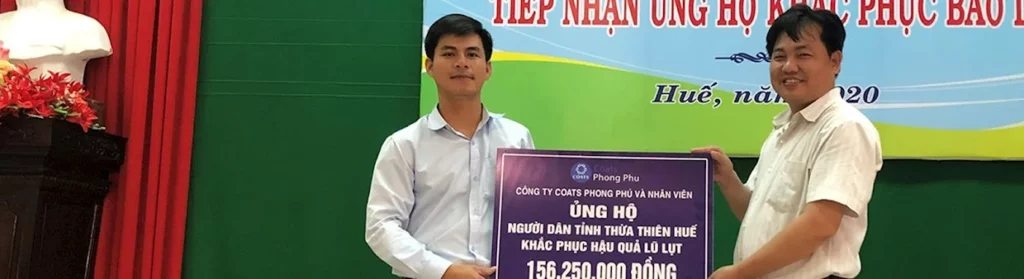 Vietnam Donation banner