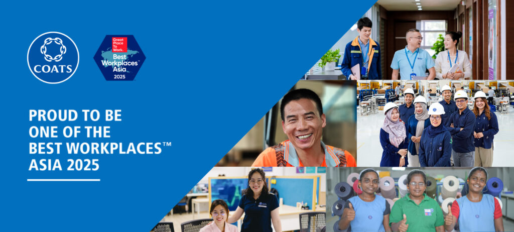 Coats among the 2025 Best Workplaces in Asia™