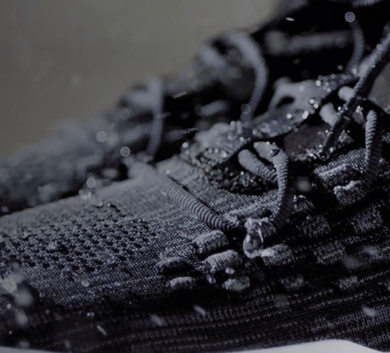 Footwear knitted uppers yarn
