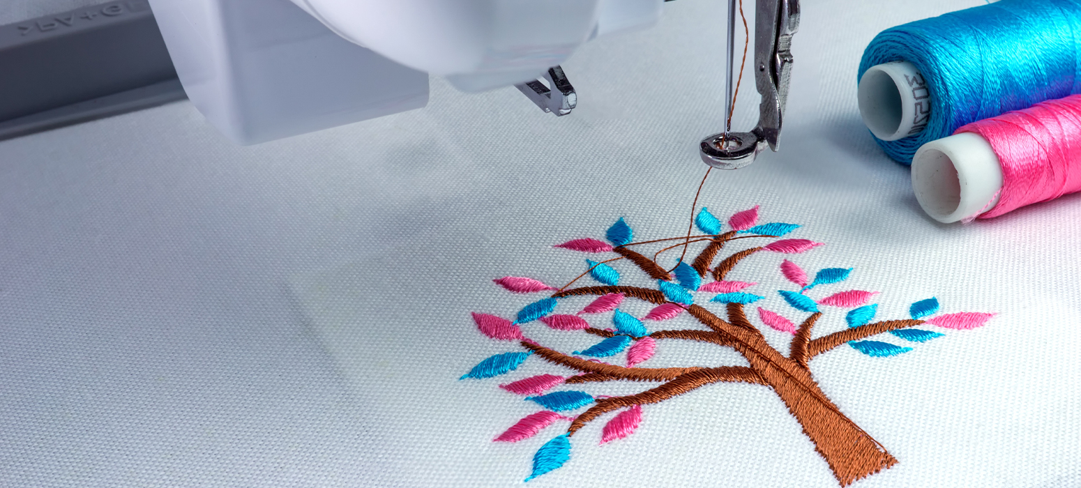 Embroidery machine threads