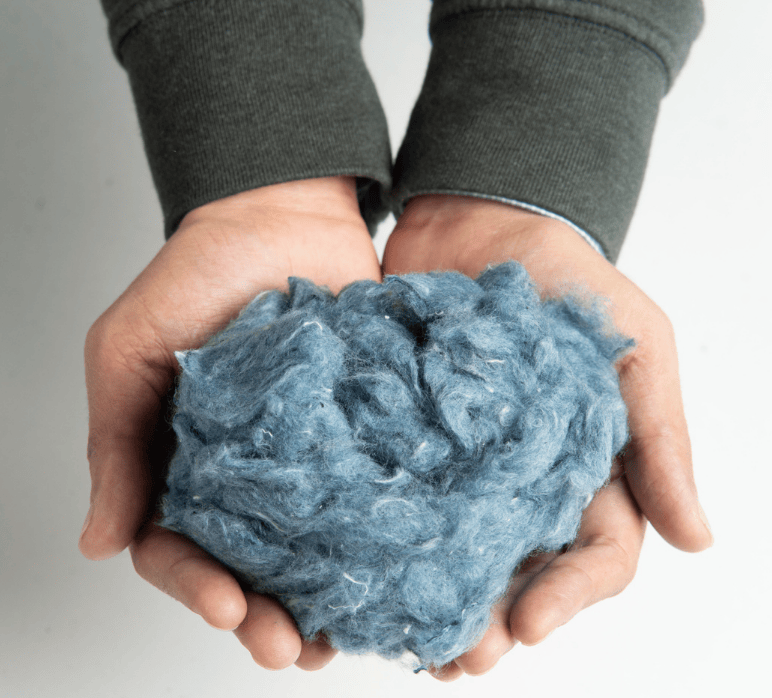 Recycled sewing threads