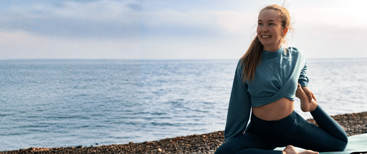 Women athleisure wear thread